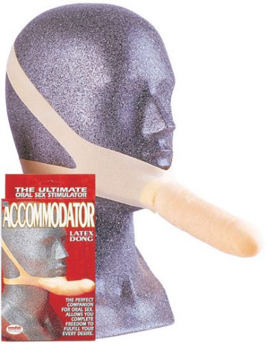 Accommodator Latex Dong - Hands Free Strap-On