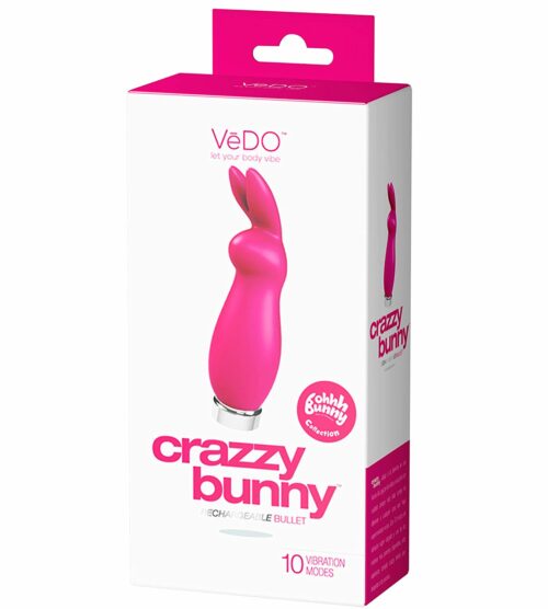 Vedo Crazzy Bunny Bullet Clitoral Stimulator Box