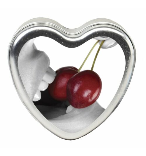 Edible Massage Heart Candle For Couples Cherry