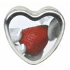 Edible Massage Heart Candle For Couples Strawberry