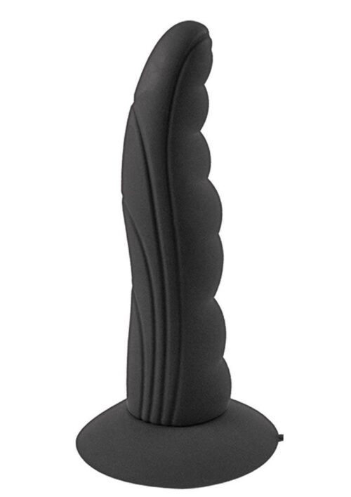 Silicone Harness with Ripple 5.5in Dong Dildo