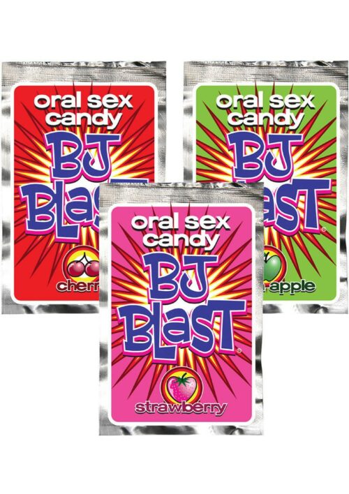 Pipedream BJ Blast Fun Adult Oral Sex Candy Flavors