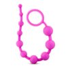 Luxe Silicone 10 Anal Beads By Blush Novelties Pink