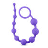 Luxe Silicone 10 Anal Beads By Blush Novelties Purple