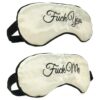 Fuck YouFuck Me Reversible Silk Blindfold Masks