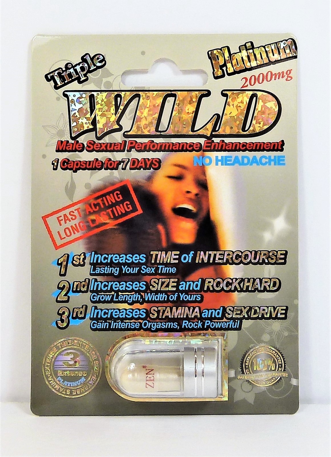 Shop Wild Platinum 2000MG Male Sexual Enhancement Capsule at Harts Desires