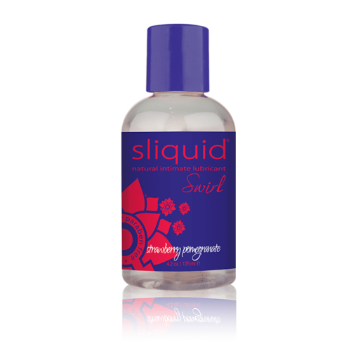 Sliquid Swirl Water-based Flavored Lubricants Strawberry Pomegranate