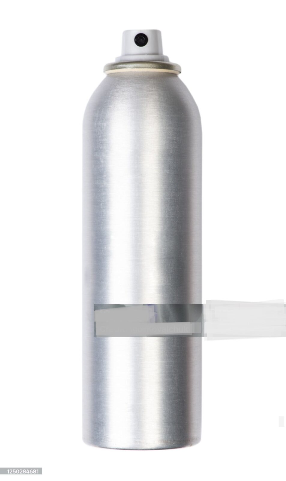 Single blank aluminum aerosol spray can