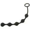 Icon Brands S Drops Silicone Anal Beads – Black Side