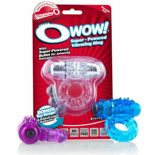 OWOW Super Powered Vibrating Ring O Bullet 3 Pack Pack and Colors