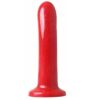 Sportsheets Red Flared Base Silicone Dildo Back