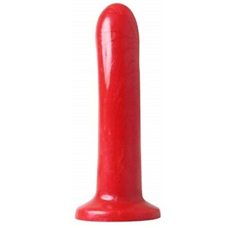 Sportsheets Red Flared Base Silicone Dildo Back