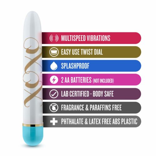 The Collection XOXO Blue Sky Classic Vibrator Specs