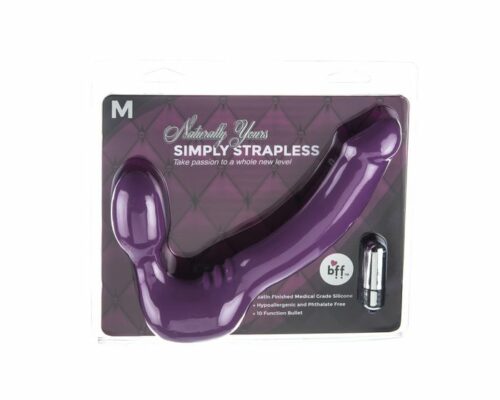 Simply Strapless Vibrating Silicone Medium Box