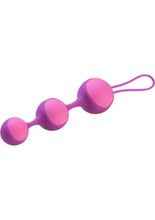 Graduated Silicone Kegel Ball Set 20g-30g-45g Pink