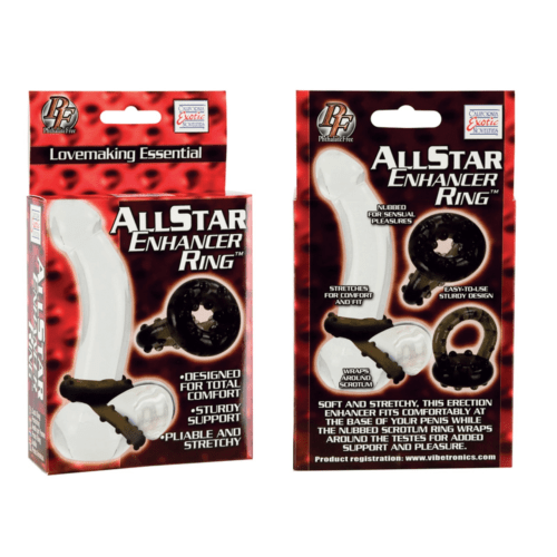 CalExotics All Star Enhancer Pleasure Cock Ring Box