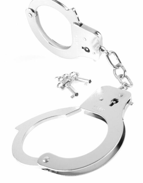 PipeDream Silver Metal Adjustable Handcuffs