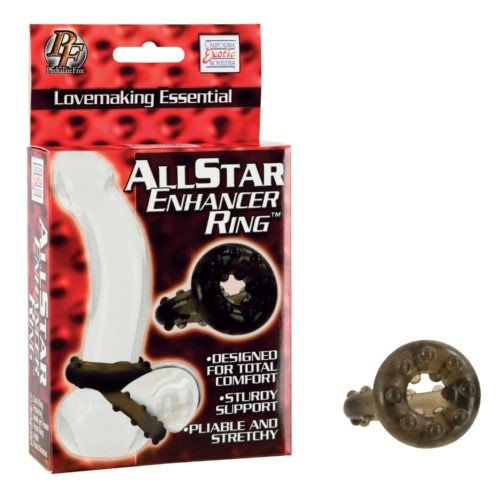 CalExotics All Star Enhancer Pleasure Cock Ring Box & Ring