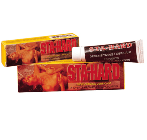 Sta-Hard Cream .5oz Desensitizing Lubricant Box