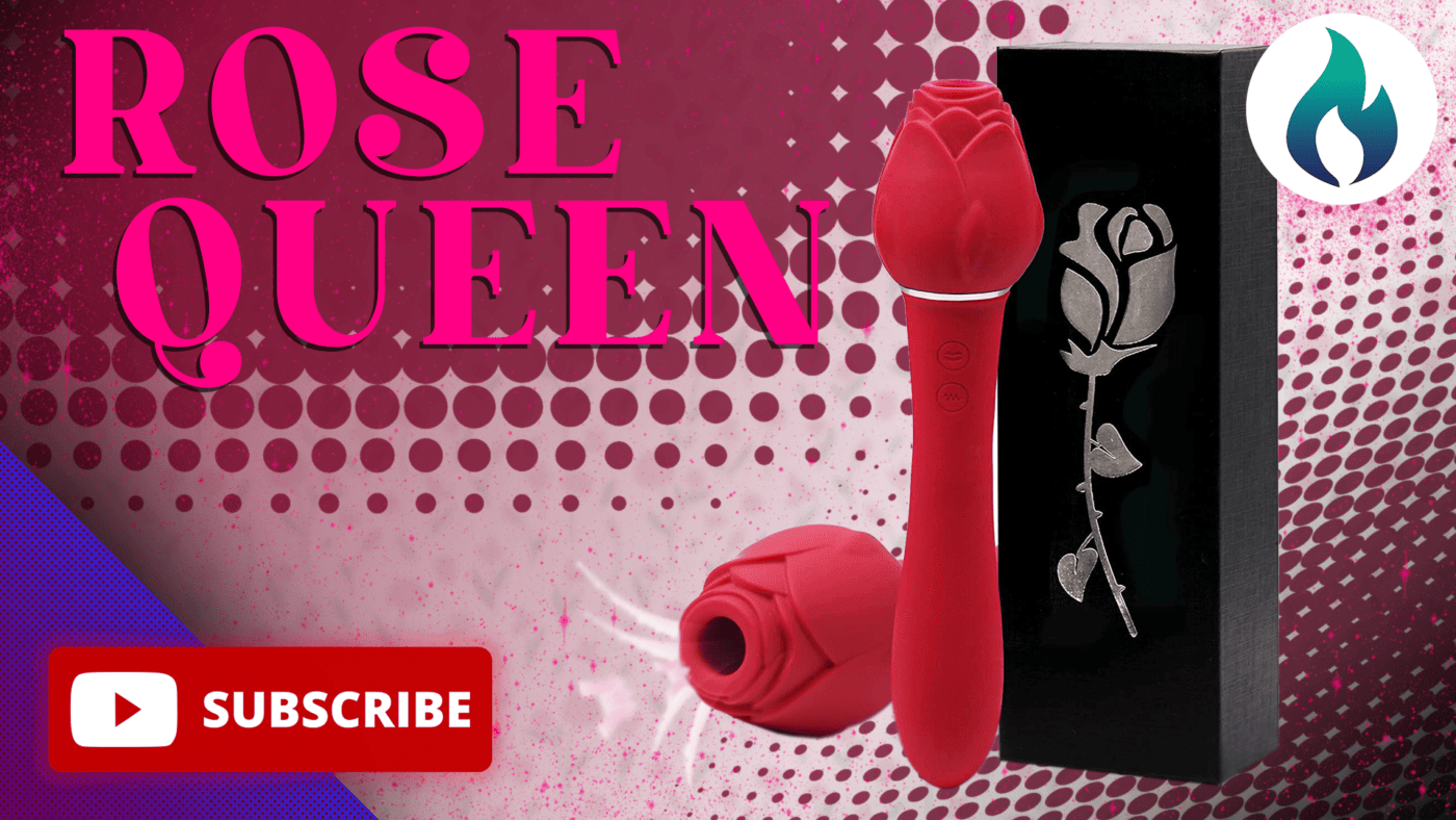 Rose Queen Clitoral Suction plus Vibrating Penetrator