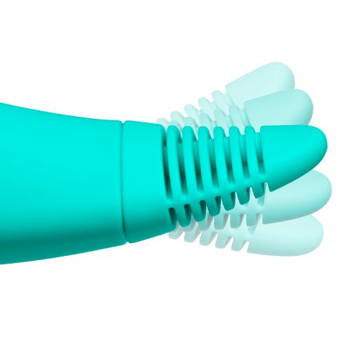 Pro Sensual Oral Flutter Plus Teal Vibrator from Cloud 9 Novelties. The Cloud 9 Oral Flutter Plus Stimulator reproduces a realistic oral sex experience with a flickering tongue on one side and a pulsation stimulator on the other. The Oral Flutter Plus stimulator can be used on genitals and nipples, and with 5 functions for each motor, users can customize their experience. Features: simulates oral stimulation with a tongue shaped stimulator. Pulse Wave Motion for more gentle sensations. 5 stimulation modes for each motor. Made using body safe, hypoallergenic and phthalate free. Rechargeable vibrations. Splashproof for sex in the shower. Specifications: Cloud 9 Novelties Health and Wellness. Dual Function Oral Flutter Plus Plum. Use and care guide. To use the dual functions of the Oral Flutter Plus are located on each end of the product, and each have their own power button. Flutter/Flicker Function: to turn on the tongue press and hold the corresponding button. Cycle through the remaining functions by clicking the button. The product enters standby mode after the 5th function. Press and hold the button to power off completely. Pulsation Function: to turn on the pulsation function, press and hold the corresponding button. Cycle through the remaining functions by clicking the button. The product enters standby mode after the 5th function. Press and hold the button to power off completely. Cleaning: it is recommended to clean your Oral Flutter Plus before and after every use, either with a toy cleaner such as Cloud 9 Novelties Toy Cleaner or with antibacterial soap and warm water. Rinse the tongue area thoroughly with warm water to make sure the grooves are clean. Allow to air dry, and store in the included storage bag away from heat and moisture between uses. Warning: to avoid injury or aggravation of pre-existing conditions, this device should not be used on swollen or inflamed areas or skin lacerations. No medical claims are warranted or implied by the use of this product. This device is splash proof only, do not completely submerge this device in a tub or shower. 30 days limited warranty. Warning on USB Charger Use: all vibrators should use a 1 A or 2A USB Charging Adapter only (2A charging adaptors deliver 2.5 watts/5 volts at 500mA.) It is strongly recommended to only use a UL Certified USB charging adapter. Use of a quick or fast charger will void the warranty on the product. Do not use a USB Charger greater than 1A or 2A with this product. Cloud 9 Novelties - Pro Sensual. Video. Categories: Rechargeable Vibrators, Tongue Vibrators, Oral Products, Sextoys for Women.