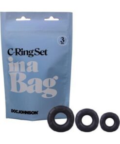 In a Bag Cock Ring Set 782421084585 Doc Johnson C-Ring Set In A Bag DJ-5004-01-4