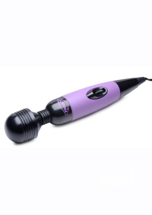 Measurements: Overall length 10 inches, head diameter 1.88 inches, cord length 55 inches Materials: ABS Plastic Color: Purple Key Features: Powerful Multi-Speed Massager: This handy massage wand is designed for customizable relaxation thanks to the easy-to-use speed control wheel; target your favorite spots with powerful vibrations Relax With Ease: The simple design and lightweight build makes this wand perfect for all skill levels; perfect for use on your own or with a partner Corded Buzzing Power: Massage and relax for as long as you want thanks to the 55 inch long power cable; Simply plug in to play and indulge in on-demand massage Comfortable Flexible Neck: The flexy neck keeps this massager from buzzing with an uncomfortable amount of power Categories: