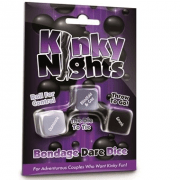 Kinky Night Dare Dice for adventurous couples who want kinky fun Unleash your kinky side with a roll of the dice! Let fate decide who is in control, how they will restrain their partner, and what pleasure or pain they will receive an evening of fetish fun awaits! 3 Kinky Dice. Roll for control. The die to tie. Throw to go. Categories: Party Games, Gifts, Supplies, X-Rated Adult Games, Adult Party Games. Restricted, Amazon Restricted. 2023.