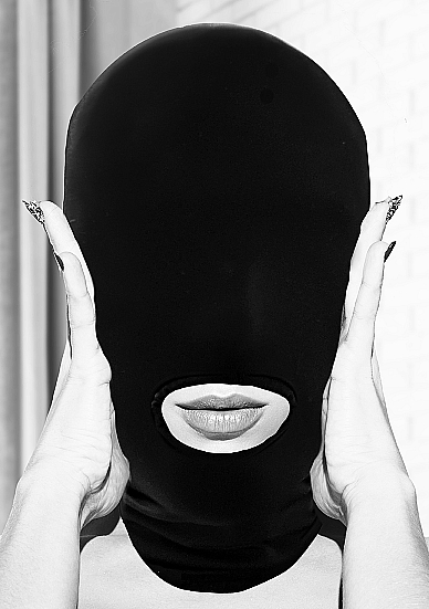 Ouch! Black and White Bondage line Black Submission Mask with Open Mouth from Shots Toys. This comfortable Submission mask is designed to stretch completely over the head. The fabric allows just a hint of light in while impairing vision and awakening other senses. The shiny hood can be worn by him or her, and the thin light weight fabric makes breathing and hearing a snap. Best of all, you still have access to your subject's mouth! Dimensions package 6.69 inches by 3.54 inches by 0.98 inch. Weight package 2.15 ounces. Product dimensions 15.55 inches by 7.09 inches by 0.08 inch. Product weight 1.38 ounces. Materials Spandex. One size fits most. Categories: Bondage, Fetish, Kink, Naughty Role Play, Sex Toys for Couples, Hoods, Goggles. Shots - America. Best Fetish Brand of the year. 2022. B&W SUBMISSION MASK W/ OPEN MOUTH SKU SHTOU690BLK UPC 7423522577509 Type All Novelties Height 6.69in Length 3.54in Width 0.8in Weight 0.12lbs