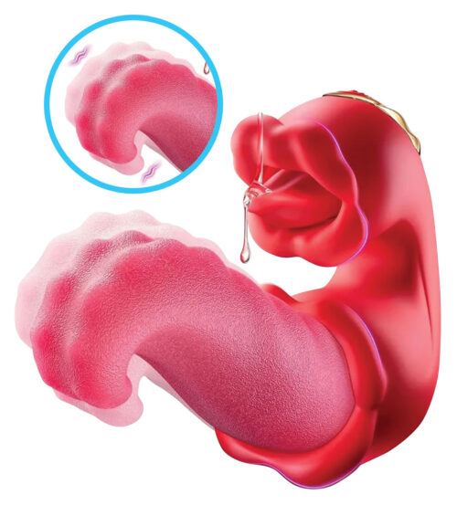 Wet Smooches is a versatile vibrator that combines innovation and luxury, offering both internal and external stimulation for couples and solo adventures. It's ergonomic design provides a sensational experience with 10 thrilling vibration modes and 10 euphoric patterns, ensuring a wide array of sensations to explore. The Wet Smooches is water resistant (IPX6), Making it suitable for adventurous play! It's dual functionally, providing a fantastic blend of vibration and licking sensations, makes it stand out from all the rest! The Wet Smooches sleek and smooth design enhances every smooch and lick, creating unforgettable moments. Elevate your intimate experiences with the Wet Smooches , where unforgettable moments can quickly turn into Sweet Dreams!