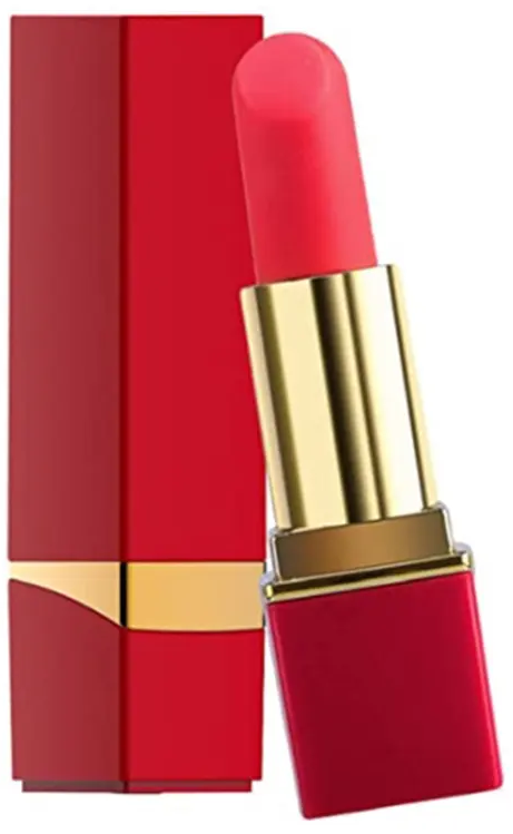 850055978478 Looking good and feeling good are of equal importance, making this pocket vibrator, cleverly disguised as a tube of lipstick, the perfect accessory for those who value discretion. Affordable and accompanied by numerous 5-star reviews, the Discreet Lipstick Vibrator makes for a great gift for anyone who loves to share pleasure and receive praise. This mini massager features a slanted tip for precise clitoral stimulation and offers multiple vibration modes to suit your preferences. Its USB rechargeable design ensures convenience, while the waterproof construction allows for use in various settings. Whether you're at home or on the go, this vibrator is ready to deliver pleasure whenever you desire.