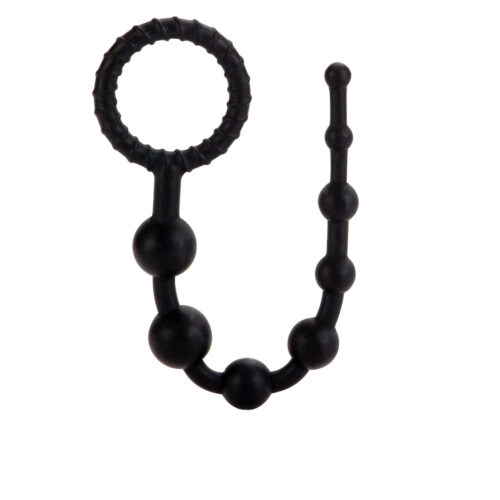 Booty Call X-10 Beads Black from California Exotic Novelties. If you are looking for a sensual Prostate stimulator that is both stylish and safe, the Booty Call X-10 Beads make an excellent choice for couples as well as singles. Inject a feeling of fun and excitement into every play time and turn foreplay into the main event with this ultra bendable, super flexible, multi-directional Probe and bead set which offers complete waterproofing for fun in and out of the shower. Designed with super safe and pure Silicone, the Anal Beads can be used safely anywhere on the body and even in the most intimate areas, plus the sturdy ring handle means that you never have to worry about application or retrieval. Designed to be safe and secure, foreplay can run smoothly and you can focus on a seriously sensual, climatic experience with your partner. The beads also feature a graduated design so you can slowly work your way in and build yourself up for the grand finale. These beads work well as a foreplay teaser, and the flexible Silicone means that you can endure any position and enjoy stimulation at every angle. The anal beads measure up to a pleasing 8 inches in length and 0.75 inch in width with graduating tapered bead sizes to take you there one by one. The waterproof Silicone design means that you can have fun in and out of the water and use any compatible lubricant to make things even more exciting. Can be easily wiped clean or washed with water. The anal beads are both firm and flexible and come in a slick and sexy black color for a discreet, sophisticated appearance. Graduated, durable, firm and flexible Silicone pleasure beads. Sturdy retrieval ring. Safe and pure for body and pleasure. Made using phthalate free, non-toxic materials Silicone. Anal beads measure 8 inches long by 0.75 inch wide. Bulk weight 1.1 ounces. For Men, Women, Bullets, Beads, Balls, Beads. Booty Call X-10 Beads Black is a registered trademark for California Exotic Novelties. Sex toys and sexual wellness. Five different languages to help describe the adult products to the customer: English EN, Dutch DE, French FR, Spanish ES and Russian RU. Categories: Anal Toys, Anal Beads, Prostate Stimulators, P-Spot Stimulators. 2023.
