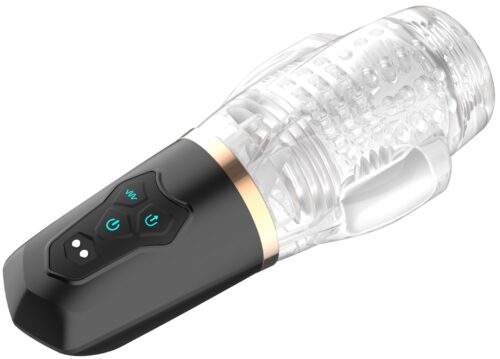Experience the ultimate in oral simulation with the Blowjob Vibrating Sucker (The Male Stroker 2). This innovative male masturbator combines powerful suction and intense vibrations to deliver an unparalleled pleasure experience. With 10 vibration modes and 5 suction settings, you can customize your session to match your desires. Crafted from body-safe TPE and ABS plastic, the transparent design allows you to watch the action unfold, adding a visual element to your pleasure. The detachable sleeve ensures easy cleaning, while the magnetic USB rechargeable battery offers up to 80 minutes of use after a 180-minute charge. Compact and discreet, it's perfect for both home use and travel.
