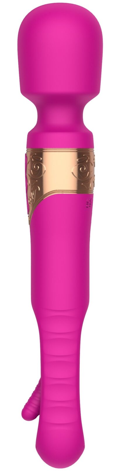 The Pixie Dual Function Vibrating Wand Massager. Crafted for a magical sensory experience, this magical tool is ready to transport you to a paradise of ecstasy. The dual-function design means this wand delivers both sides of intense vibrations and flicking experience. Perfect for G-spot and C-spot stimulation. The Pixie wand has dual features to cater to your every desire. Whether it's gentle relief or powerful stimulation. With sleek silicone material, it's not just efficient but also soft and comfortable to the touch. Experience the magic of the wand’s 3 different vibration modes and 4quivering patterns, ready to cater to your every impulse. To further enhance your pleasure, the Pixie wand comes with 10 flicking modes with 3 speeds and 7 patterns each providing a unique sensation that can be altered to fit your mood exactly. Pixie is rechargeable, so you never have to worry about running out of power at inopportune moments. And for those who enjoy fun in the bath or shower, the Pixie won't disappoint with its fully waterproof design. It's made with a body-safe silicone material, ensuring it's as gentle on your skin as it is tantalizing. Each Pixie Wand comes with a USB charging cable and user manual, ensuring you can get the most out of your sensory journey. Experience the magic for yourself with the Pixie Dual Function Vibrating Wand Massager. SPECIFICATION • Size: 259*48*48/mm • Material: Silicone + ABS • User-time: 60 Minutes WHAT'S INCLUDED • 1x Pixie Wand • 1x USB Charging Cable • 1x User Manual