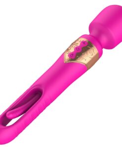 The Pixie Dual Function Vibrating Wand Massager. Crafted for a magical sensory experience, this magical tool is ready to transport you to a paradise of ecstasy. The dual-function design means this wand delivers both sides of intense vibrations and flicking experience. Perfect for G-spot and C-spot stimulation. The Pixie wand has dual features to cater to your every desire. Whether it's gentle relief or powerful stimulation. With sleek silicone material, it's not just efficient but also soft and comfortable to the touch. Experience the magic of the wand’s 3 different vibration modes and 4quivering patterns, ready to cater to your every impulse. To further enhance your pleasure, the Pixie wand comes with 10 flicking modes with 3 speeds and 7 patterns each providing a unique sensation that can be altered to fit your mood exactly. Pixie is rechargeable, so you never have to worry about running out of power at inopportune moments. And for those who enjoy fun in the bath or shower, the Pixie won't disappoint with its fully waterproof design. It's made with a body-safe silicone material, ensuring it's as gentle on your skin as it is tantalizing. Each Pixie Wand comes with a USB charging cable and user manual, ensuring you can get the most out of your sensory journey. Experience the magic for yourself with the Pixie Dual Function Vibrating Wand Massager. SPECIFICATION • Size: 259*48*48/mm • Material: Silicone + ABS • User-time: 60 Minutes WHAT'S INCLUDED • 1x Pixie Wand • 1x USB Charging Cable • 1x User Manual