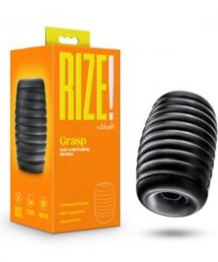 Rize self lubricating stroker for men soft textured sleeve