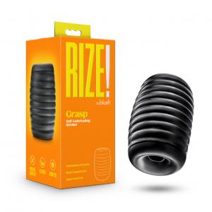 Rize self lubricating stroker for men soft textured sleeve