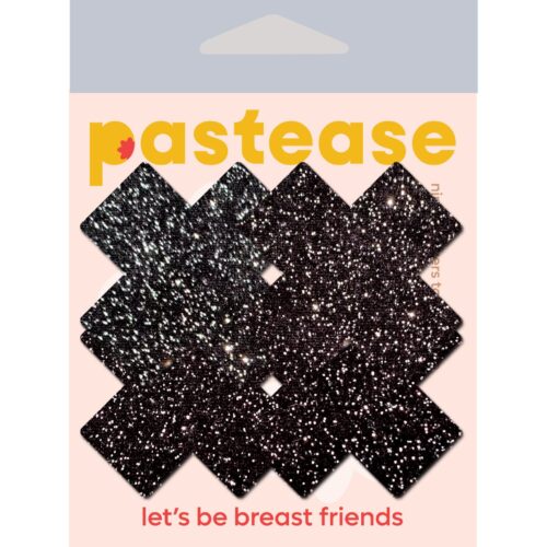 sparkle black nipple pasties waterproof adhesive
