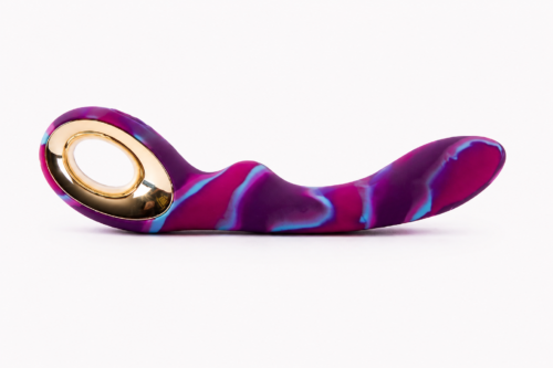 Venus Clouds double vibrating massager in medical-grade silicone